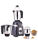 Regalia Mixer Grinder 750W, 230V~50Hz, 3 Stainless Steel Jars, Black, 5 Years Warranty